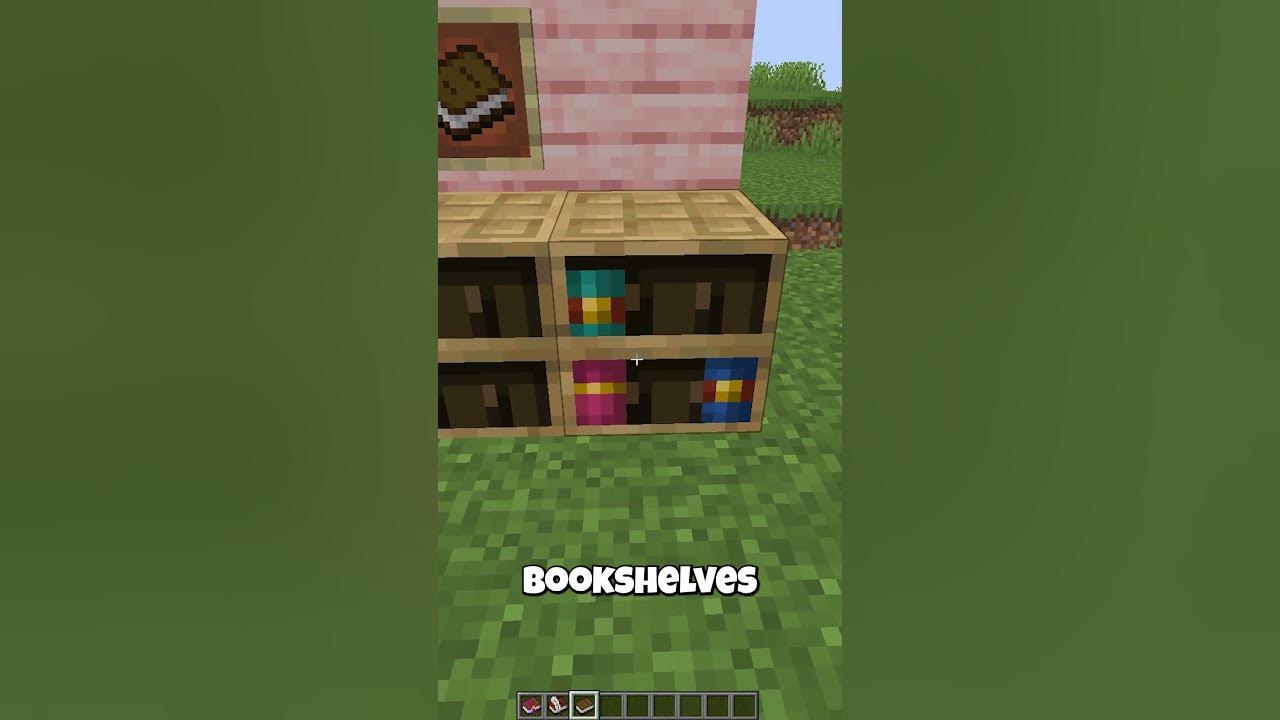How to CRAFT and USE CHISELED BOOKSHELVES - Minecraft 1.20+ (Easy Tutorial)  