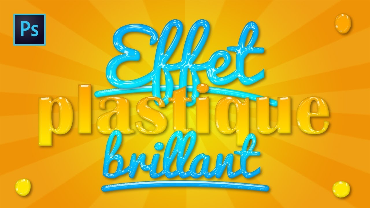 [Tuto Photoshop] : Créer un effet de plastique brillant ! - YouTube