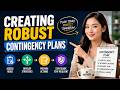 Creating Robust Contingency Plans (3 Minutes)