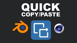 Cross App Copy Paste Add on for 3D Artists