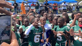 8u Fort Lauderdale Canes (Mafia Boyz) vs Pompano Cowboys