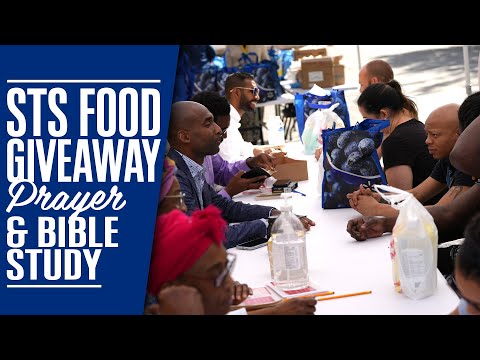 4/14/2022 Food Giveaway,Prayer,Bible