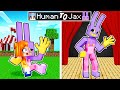 From HUMAN to JAX in Minecraft! (Amazing Digital Circus)