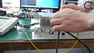 4E1 16 Fxsfxo Voice Pots Channels Ethernet Over Fiber Multiplexer