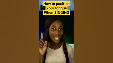 Correct Tongue Placement and Position While Singing.      #shorts