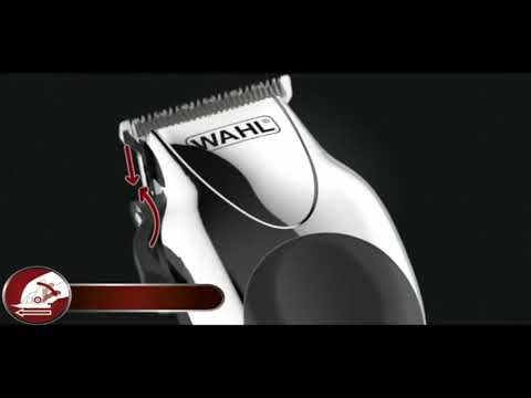 Машинка для стрижки Moser + триммер l набор для стрижки Wahl Deluxe Chrome Pro 79524-2716, видео 2