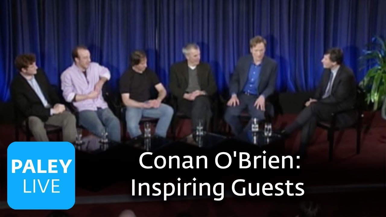 late night with conan o brien inspiring guests paley center 2007