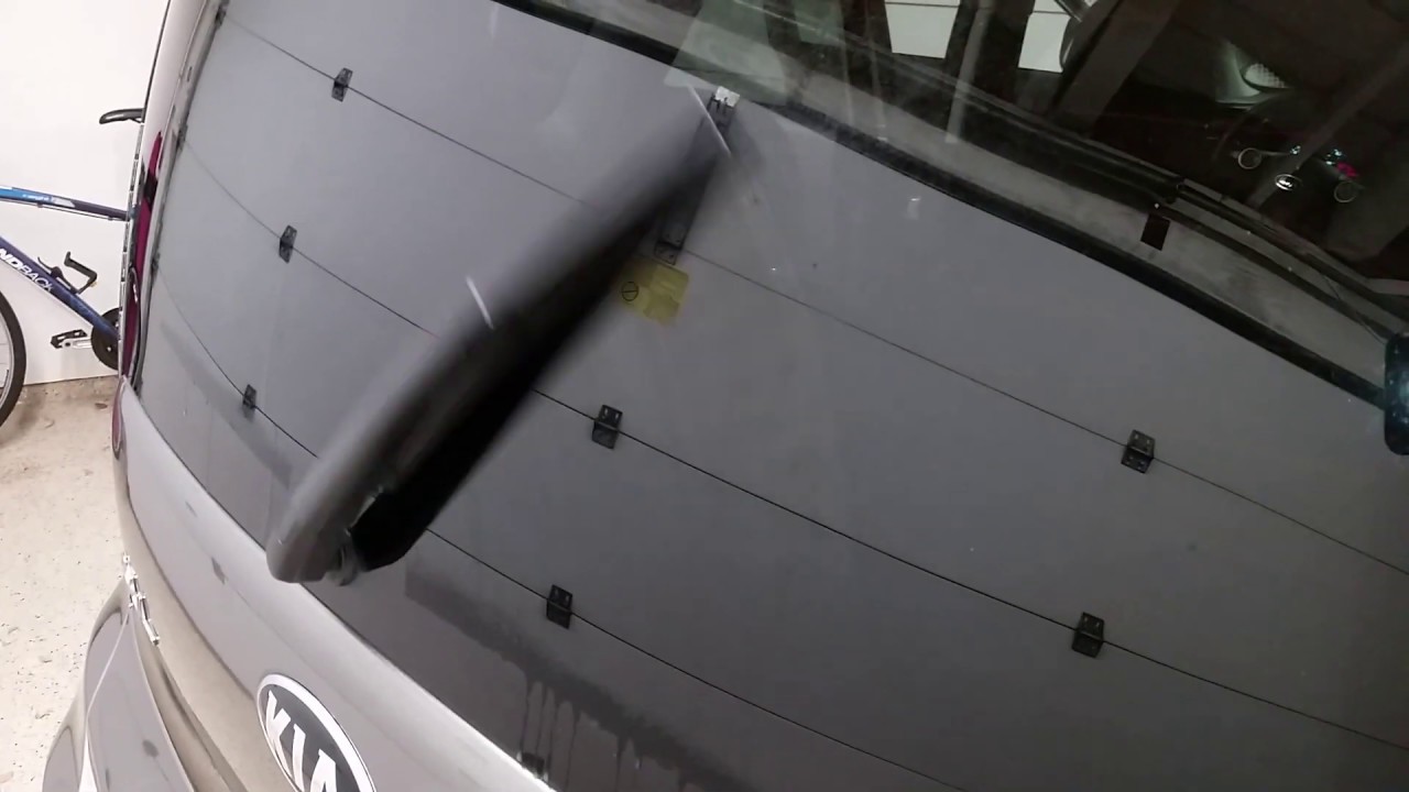2014 To 2019 Kia Soul Rear Window Wiper Blade Testing After