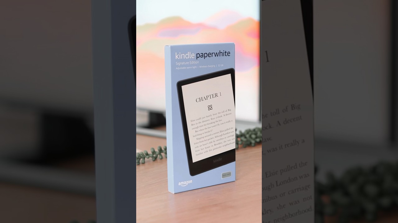 Agave Green Kindle Paperwhite Signature Edition  | #unboxing #kindle  - YouTube