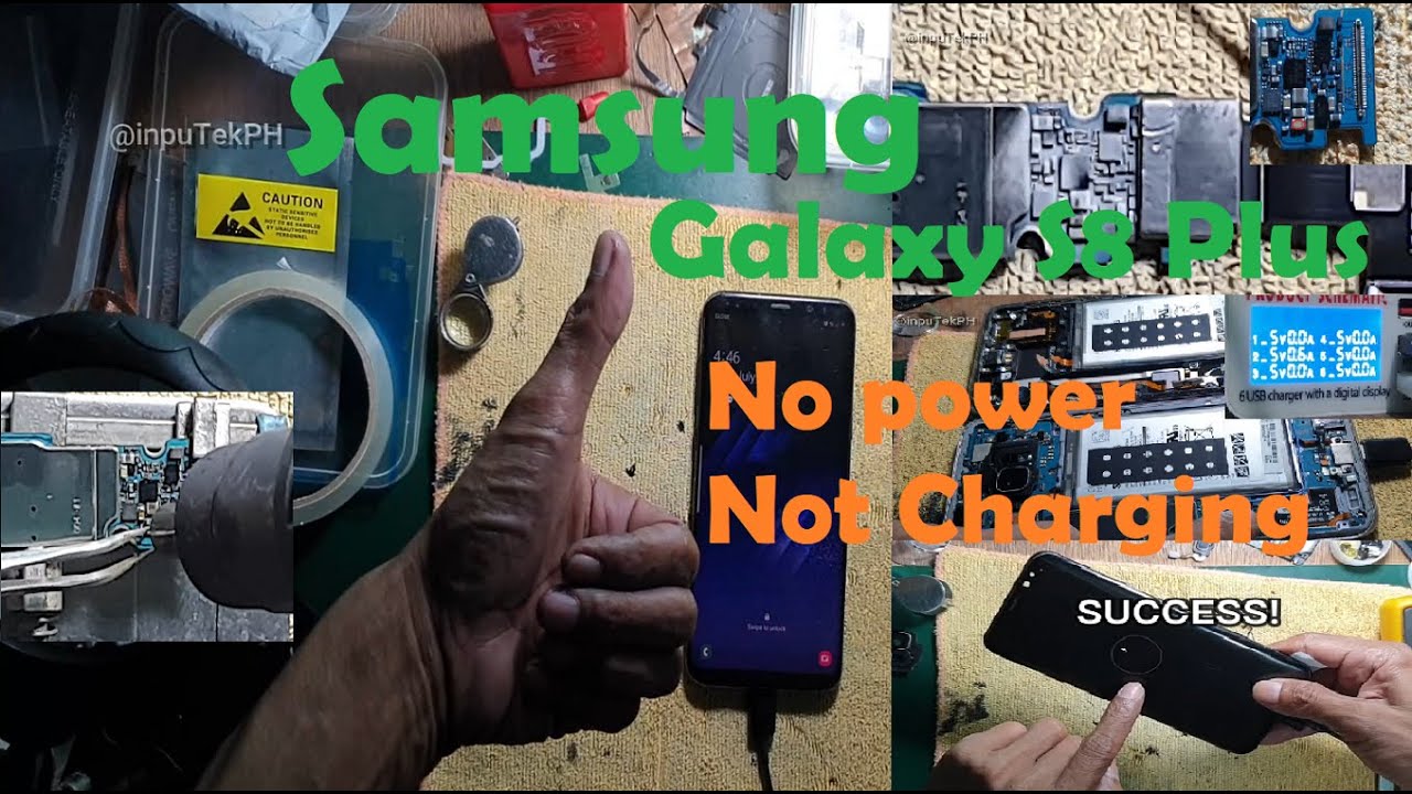 Samsung S8 Plus No Power, Not Charging 1 - YouTube
