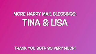 Happy Mail Blessings: Tina and Lisa! @JillianNorwood