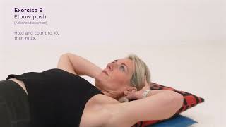 Exercise 9 – Advanced Elbow Push Exercise for After Breast Cancer Surgery | Breast Cancer Now