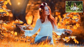 Autumn Color Effect | Photoshop Tutorial soft light look screenshot 2