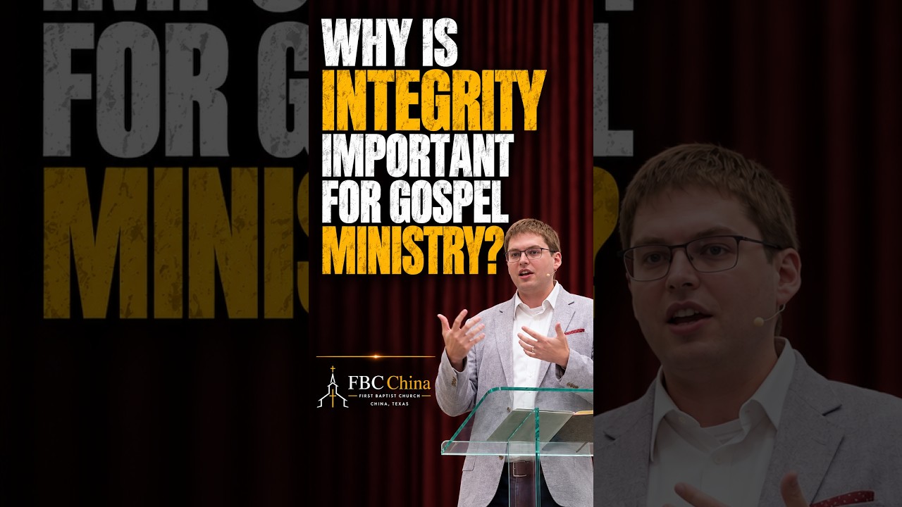 Why Is Integrity Important For Gospel Ministry?