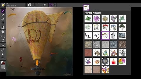 How to use the ENHANCED Image Hose brushes in Painter Essentials 7