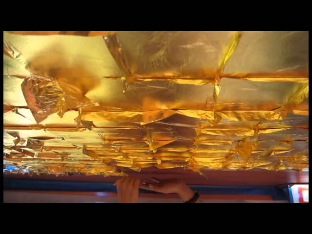 23 Karat Gold Leaf Ceiling Youtube