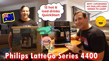 Philips LatteGo Serie 4400 Volautomatische Espressomachine + INSTALLATIEHANDLEIDING + UITPAKKEN 🇦🇺