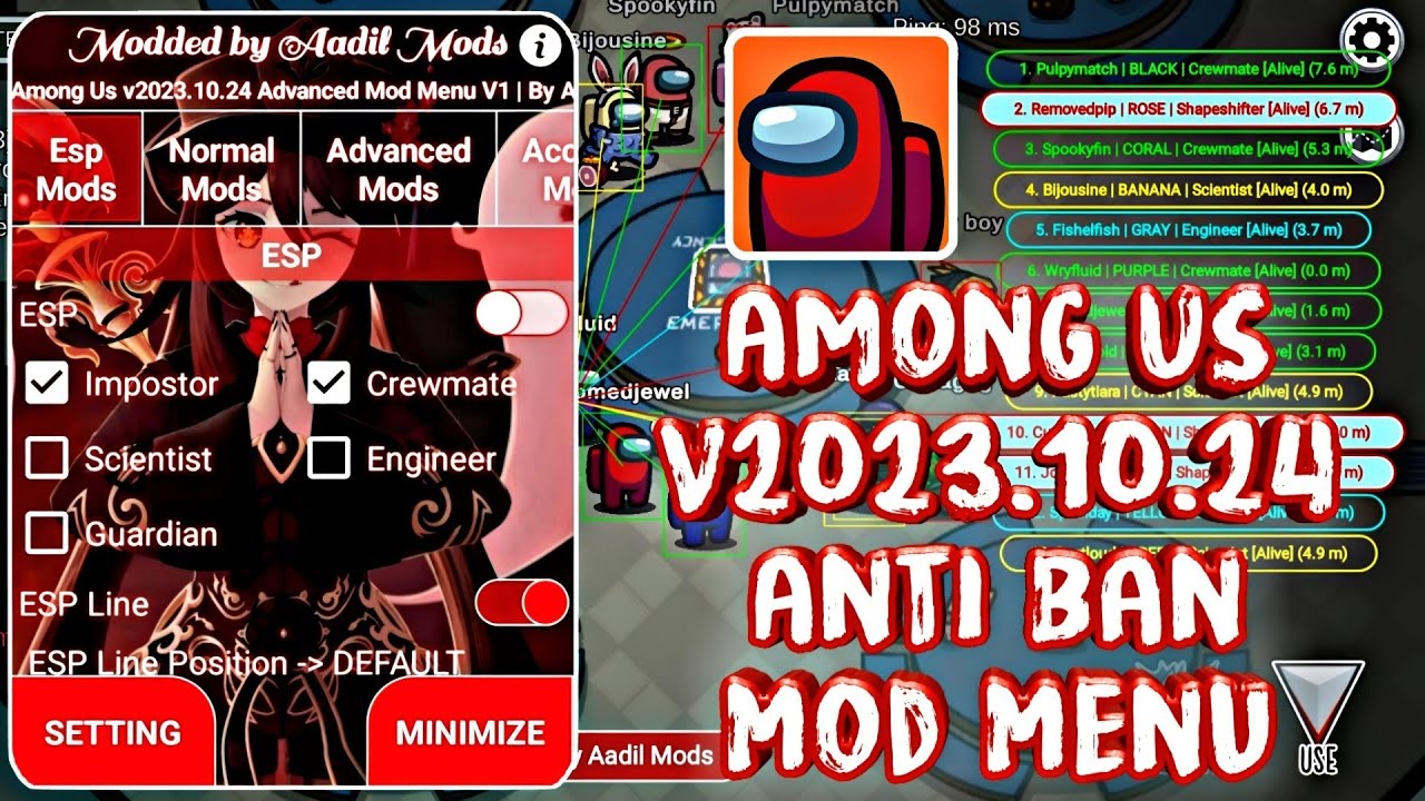 Among us Axey v2023.6.13 Mod Menu Apk, See Player Roles
