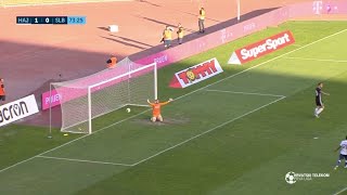 croatian goalkeeper concedes while celebrating almost goal