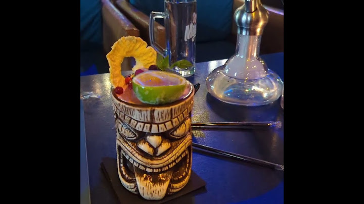 Nemo Beach Bar Zombie Cocktail