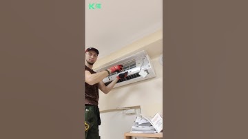 How to Remove an Indoor AC Unit Cover? #ACMaintenance #HVAC #ACUnit #DIY #airconditioner #accooling