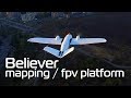 Best designed mapping platform I've seen - Believer 1960mm Twin tractor plane