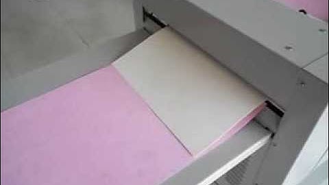 Video for digital creasing machine