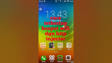 Cara TETHERING HOTSPOT WIFI dgn http injector