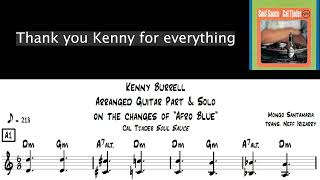 Afro Blue Kenny Burrell Solo Transcription