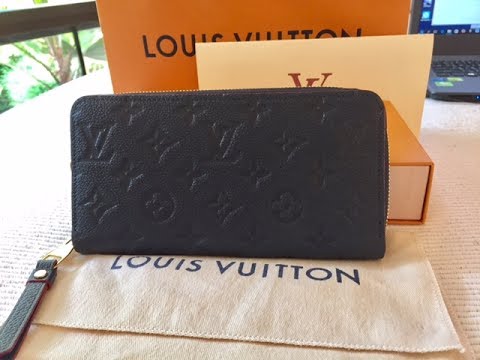 Louis Vuitton Zippy Wallet Unboxing / Monogram Empreinte Leather