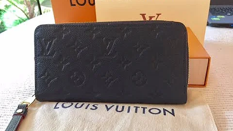 Louis Vuitton Zippy Wallet Unboxing / Monogram Empreinte Leather.