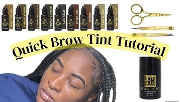 HOW TO DO A BROW TINT IN 6 MINUTES | LICENSED ESTHETICIAN | DETAILED VIDEO