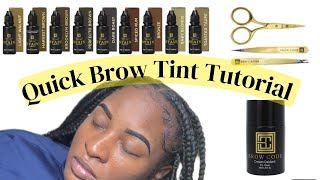 HOW TO DO A BROW TINT IN 6 MINUTES | LICENSED ESTHETICIAN | DETAILED VIDEO