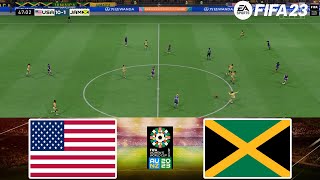 FIFA 23  USA vs jamaica 04/5/2024  FIFA Women's World Cup 2023  Gameplay PS | Full Match