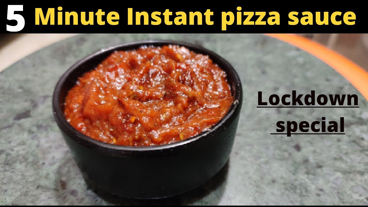 5 minute Instant Pizza sauce recipe in hindi homemade pizza /pasta