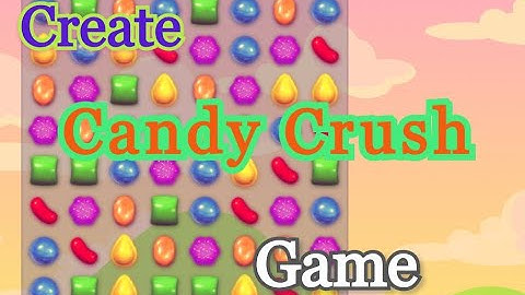 How to Create Candy Crush Game using HTML, CSS and JAVASCRIPT || Free project || Free Source Code