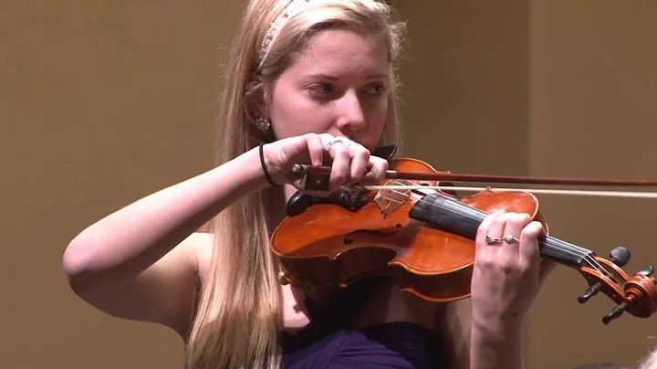 Sarah McConnell performs Bruch Violin Concerto No. 1