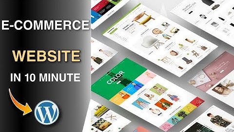 How to create E-commerce website in 10 minutes (WordPress-2020)