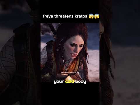 Freya Threatens Kratos After Baldur's Death! 😱 #gaming #shorts #godofwar