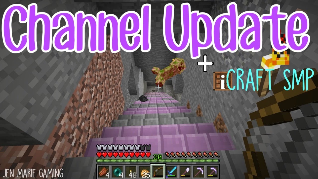 Minecraft| iCraft SMP Caving/ Channel Update| I'M SORRY!