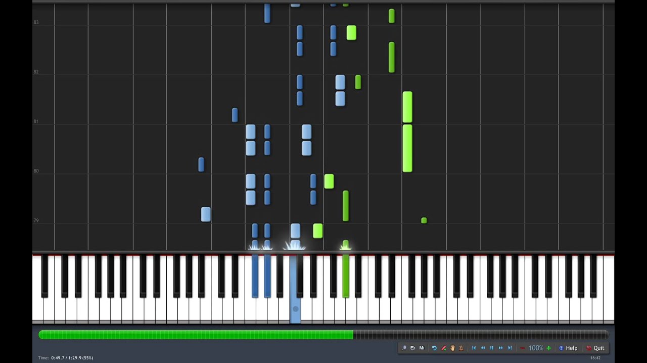 Chopin Valse Waltz Op 64 N 1 Petit Chien Piano Synthesia Midi