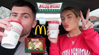 Krispy Kreme Christmas Doughnuts & McDonalds Festive Menu! | VLOGMAS 2021 No.7