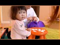 大好きなぬいぐるみに名前つけるわね