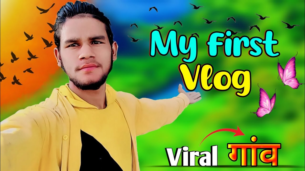 My first Vlog | Viral गांव। | UP YouTube Vlog video - YouTube