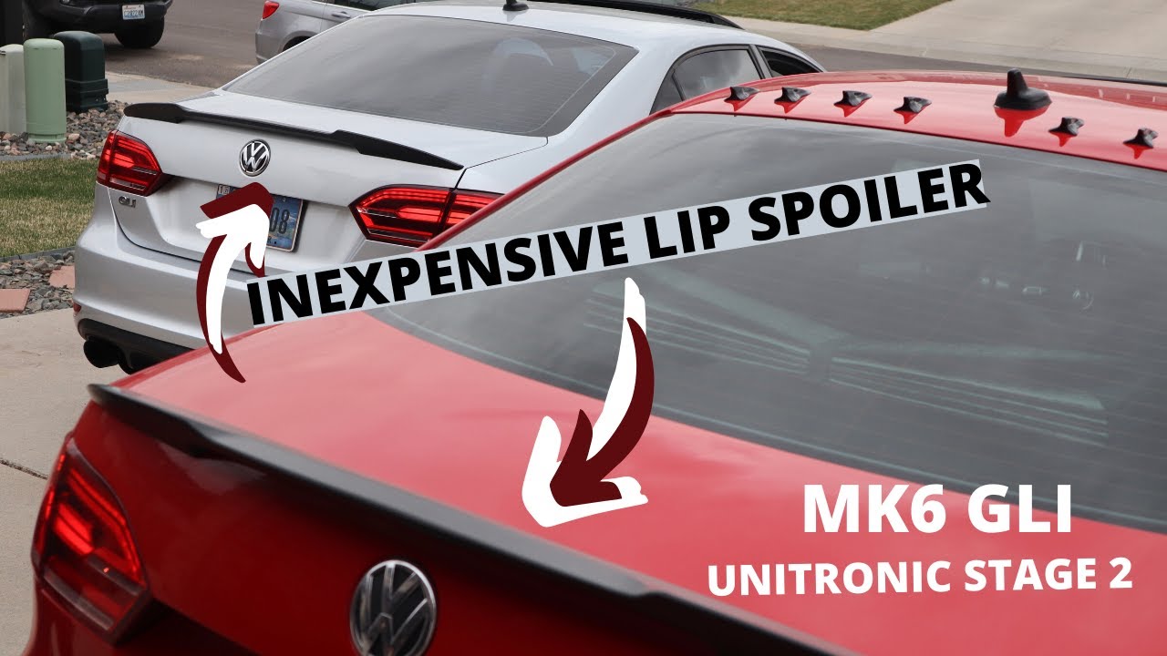 eBay LIP SPOILER on VW MK6 GLI 