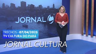 Trecho inicial e encerramento do "Jornal Cultura" (07/04/2023)