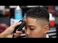 *FULL LENGTH* HOW TO CUT HAIR LIKE A BARBER:  MID FADE CURLY TOP