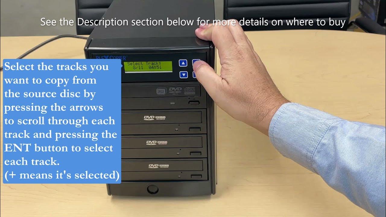 How To Create a Mix Edit Audio Compilation CD with a PlexCopier CD DVD