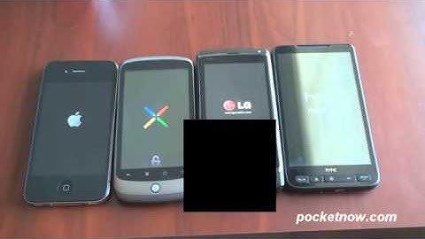 Test di avvio Smartphone WP7, iPhone, Android, Windows Mobile 6.5 - www.noel75.it.flv