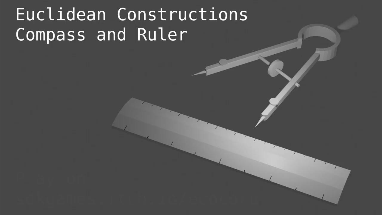 Compass and ruler construction problems (game trailer) YouTube